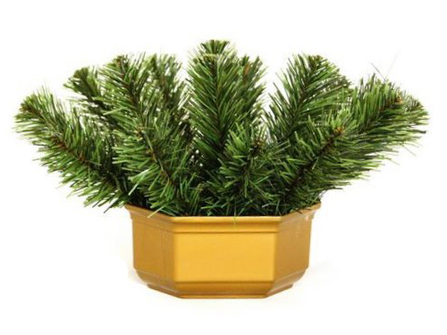 ფერადი დეკორატიული ფოლადის მავთულის პროფილირებული ხელოვნური ნაძვის ხეების გვირგვინები ყვავილების მწარმოებელი პოლონეთში